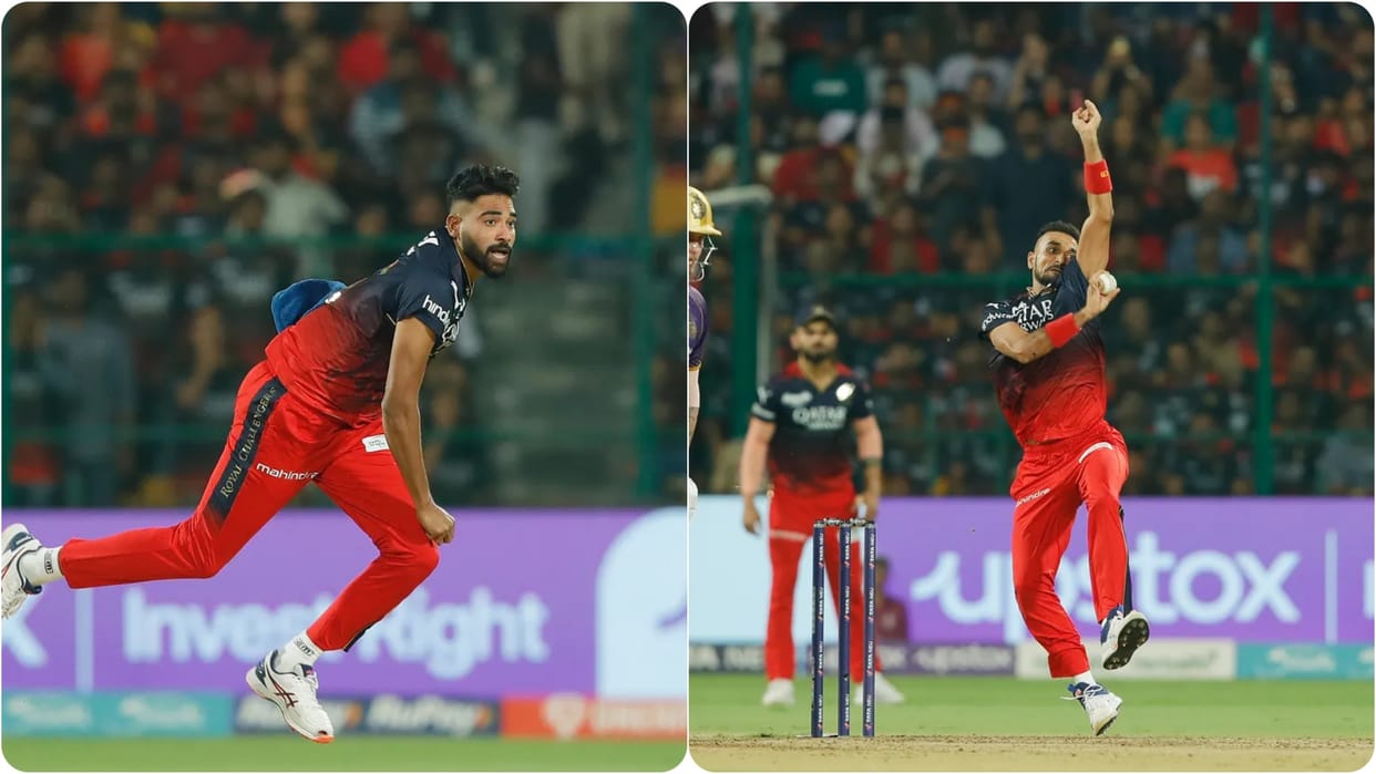 Ipl 2023 Mohommad siraj and Harshal patel trolled for the dropped chances of kolkata skipper Nitish Rana