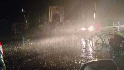 West UP Weather Update: rain start in Muzaffarnagar and Shamli district and hail also fell