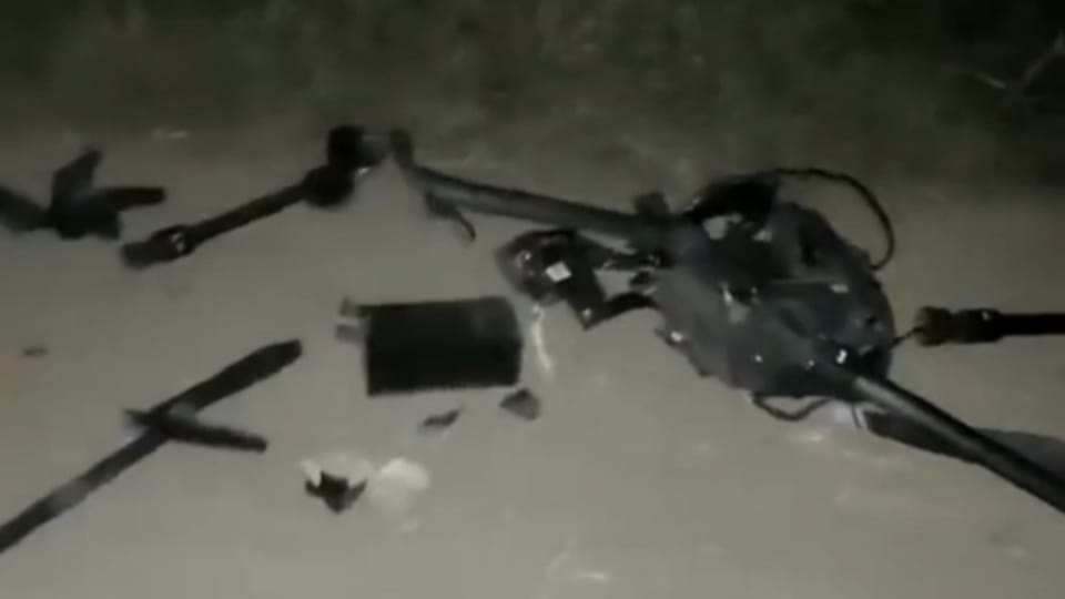 BSF shot down Pakistani drone near Dhanoe Kalan on Attari border in Amritsar
