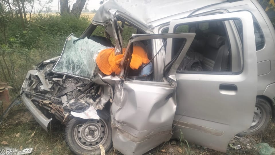 Accident on talwandi Road in Bathinda, Three Died