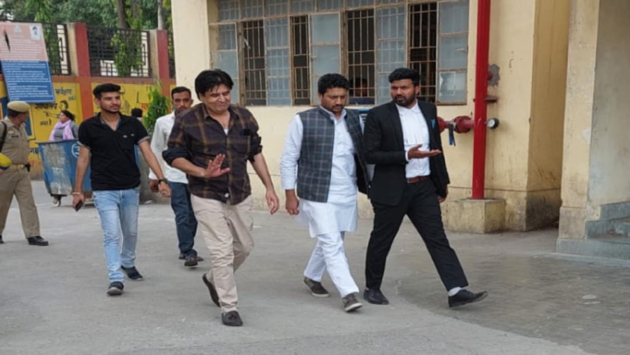 Saharanpur: SP MLA Nahid Hasan appeared in the court and charges have not framed