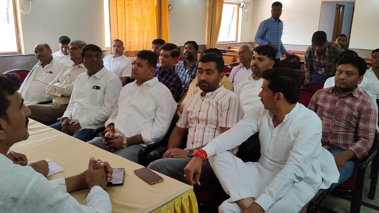 More than 11 thousand sarpanches of Rajasthan protesting will protest in front of CM residence on May 15