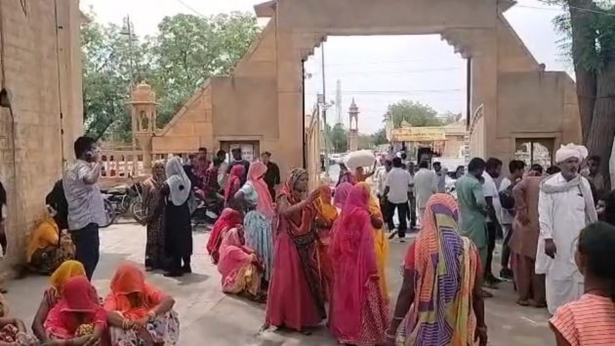 Sweeper Strike Sanitation workers go on strike Jaisalmer people of Valmiki community demanding more posts