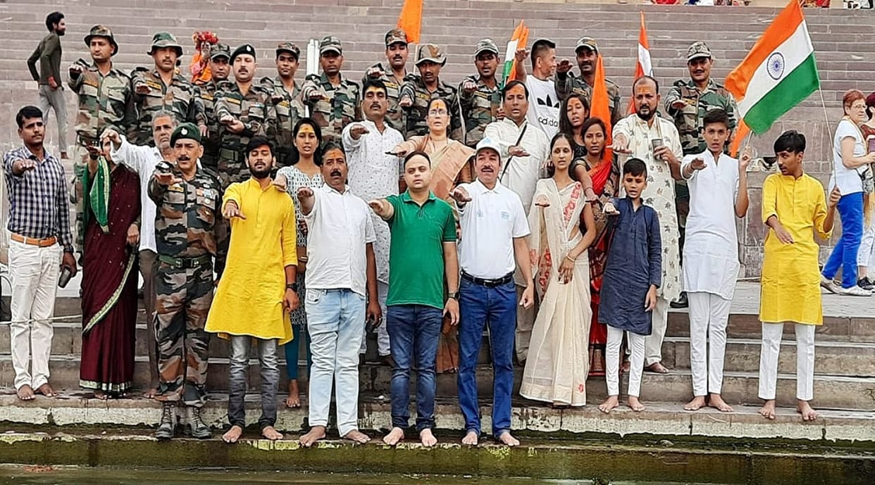 Ganga Saptami 2023 Devotees gathered at Ganga Ghats in Varanasi
