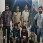 पुलिस की गिरफ्त में आरोपी