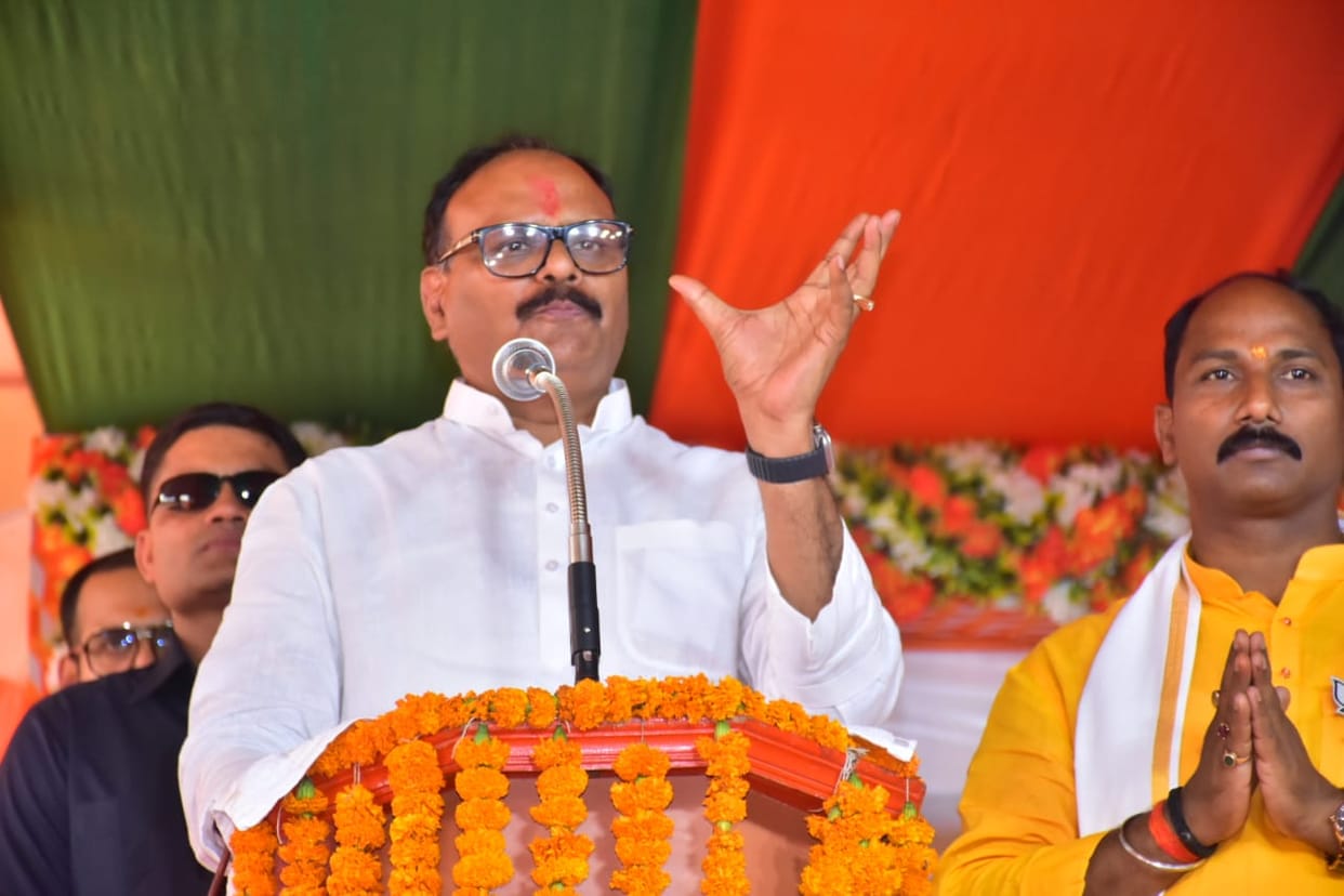 UP Nikay Chunav 2023 Deputy CM Brajesh Pathak rally in Ghazipur said BJP government