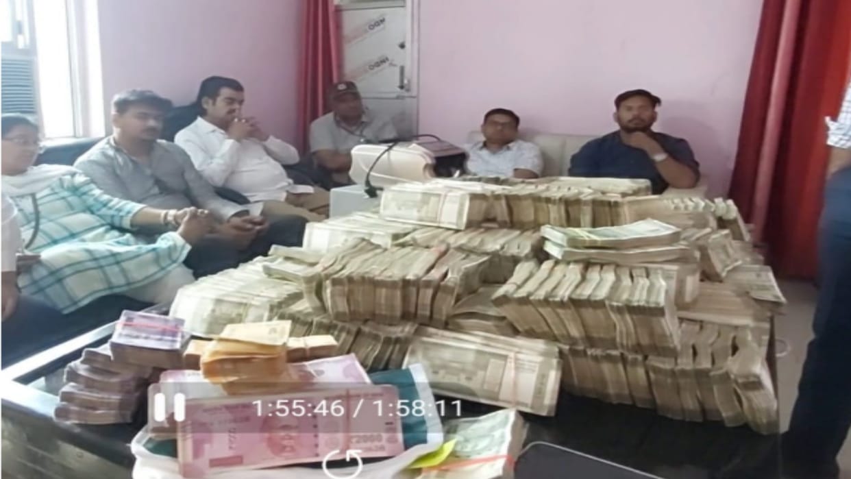 Police recovered two crore rupees and 96 grams of gold from a car during checking in Muzaffarnagar