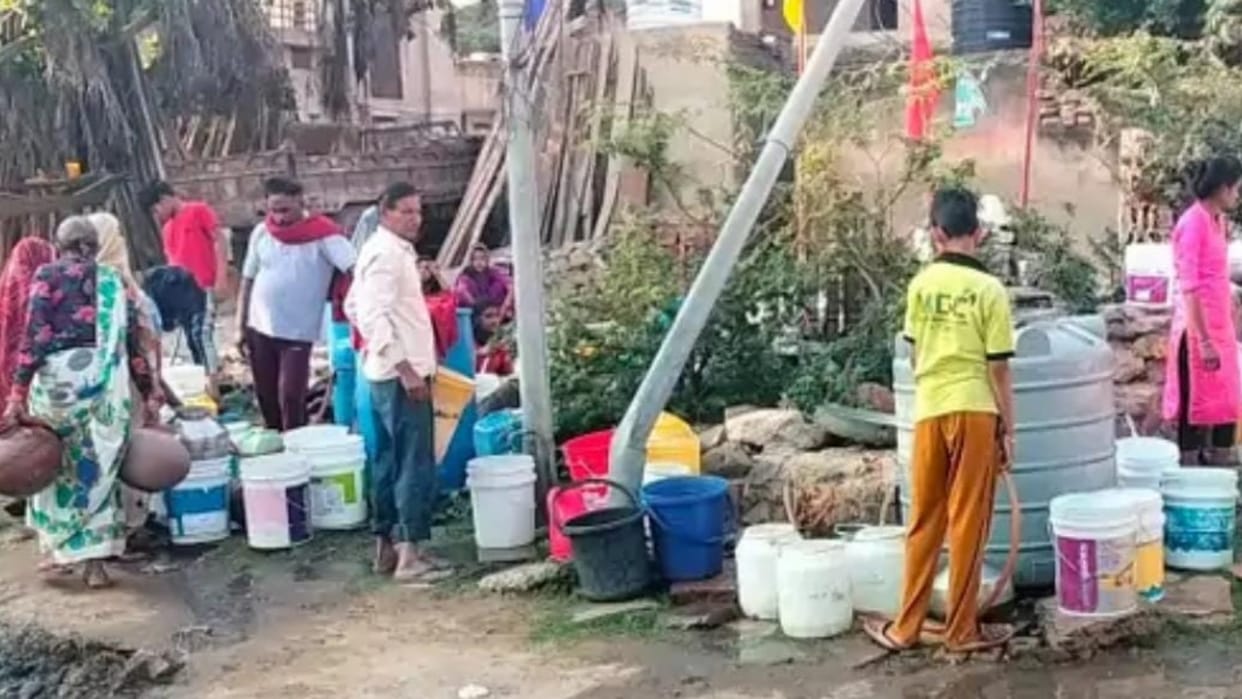 Water crisis deepens due to lack of water supply for five days in Khetri Jhunjhunu