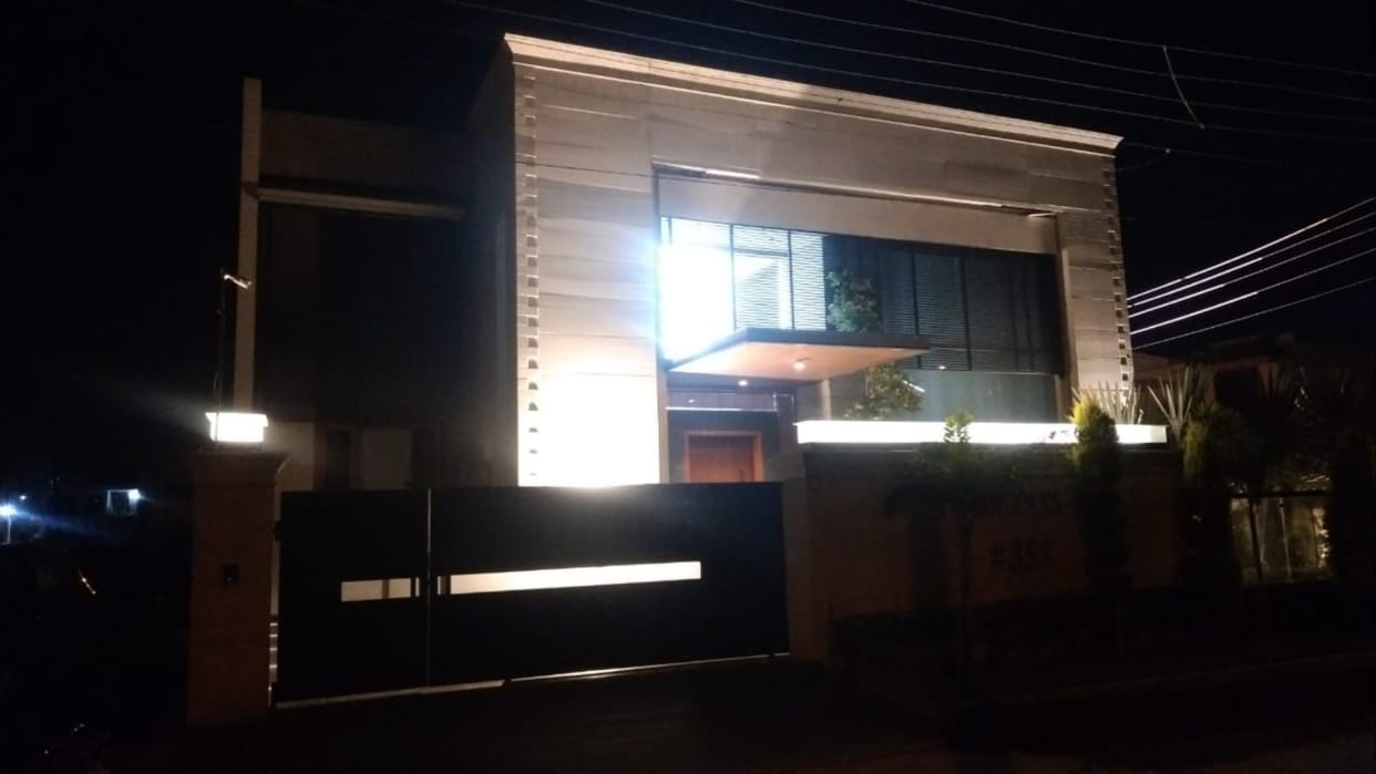 Firing at the house of District Councilor Labana in Ambala