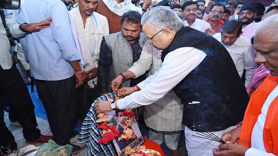 BJP MLA team reached village 20 days after Bhuneshwar Sahu murder in Bemetara