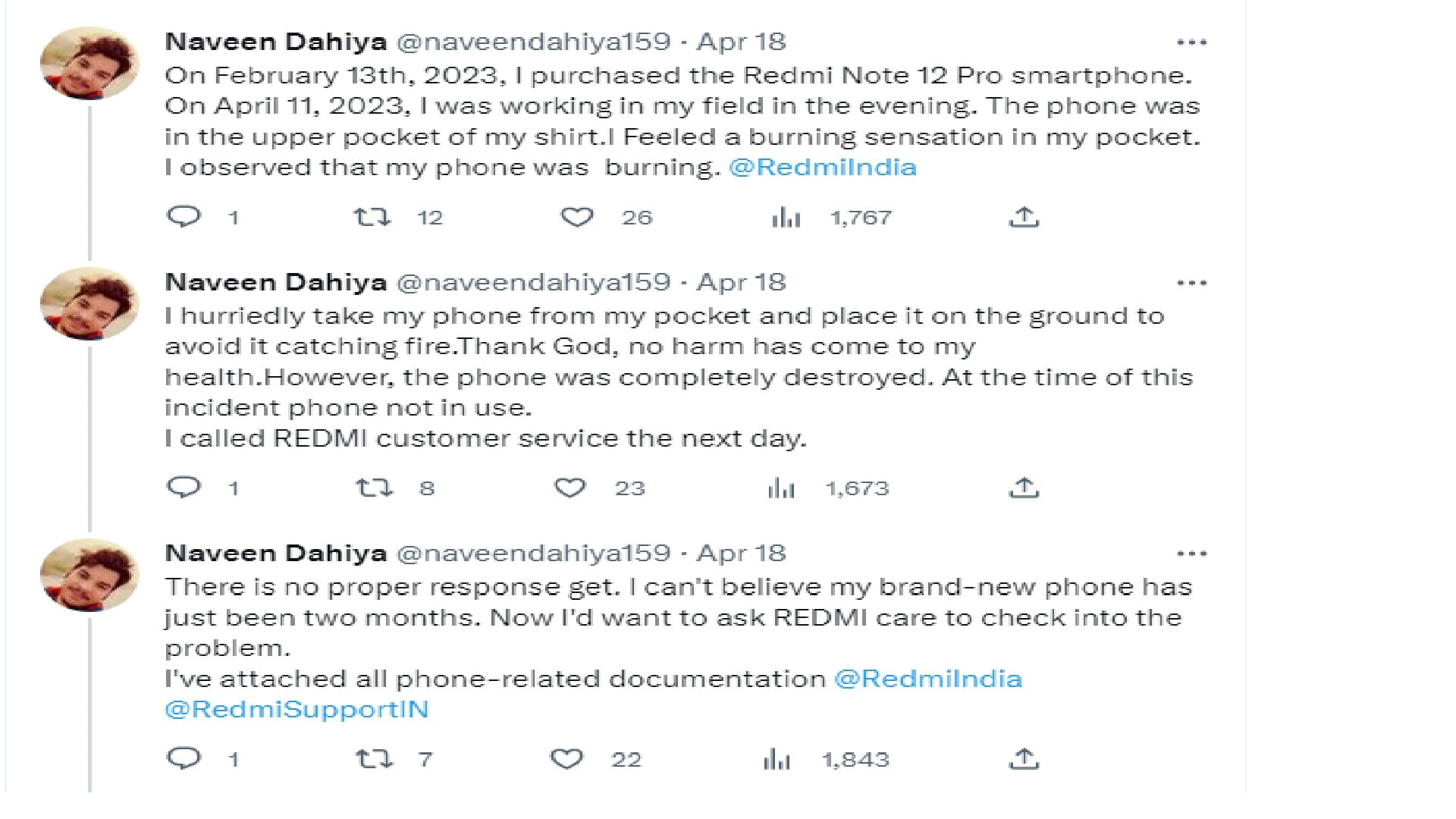 Redmi Note 12 Pro blast