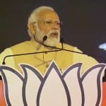 कर्नाटक में प्रधानमंत्री नरेंद्र मोदी।