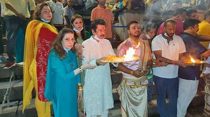 Ghazal singer Pankaj Udhas participated in Maa Ganga Aarti in varanasi