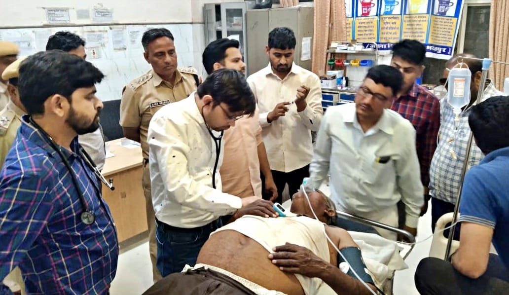 Another reservation agitator choked inflammable substance in Bharatpur
