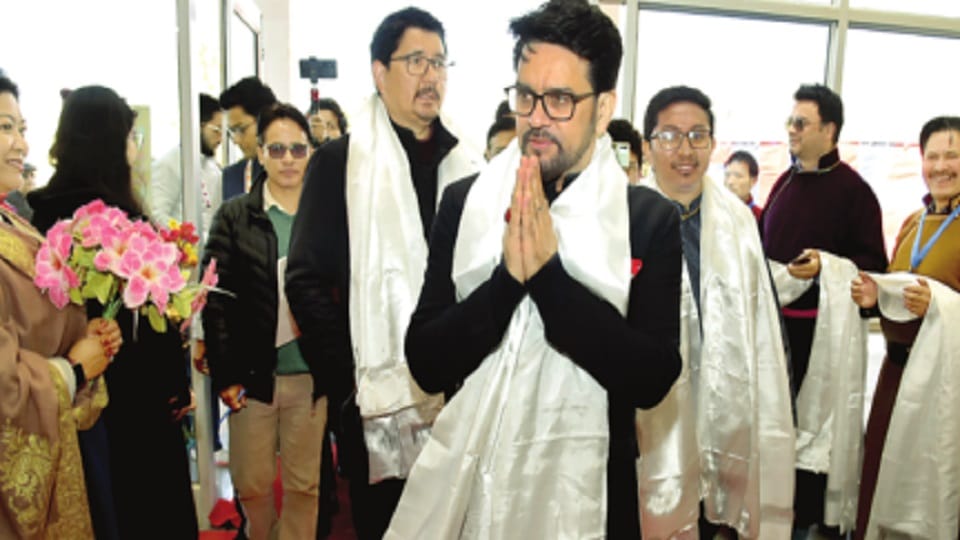 Anurag said: Those who spread fear before the y20 summit in Leh must have felt pain
