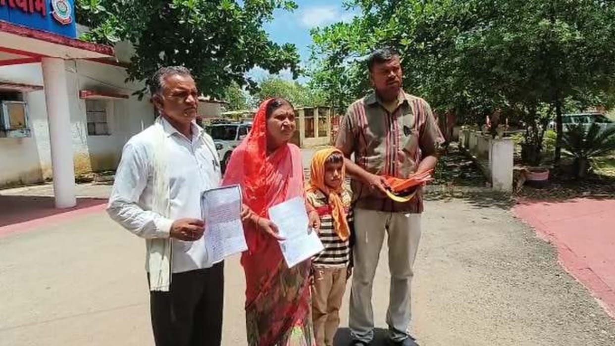 social boycott of policeman family on complaint of illegal occupation on govt land in kabirdham