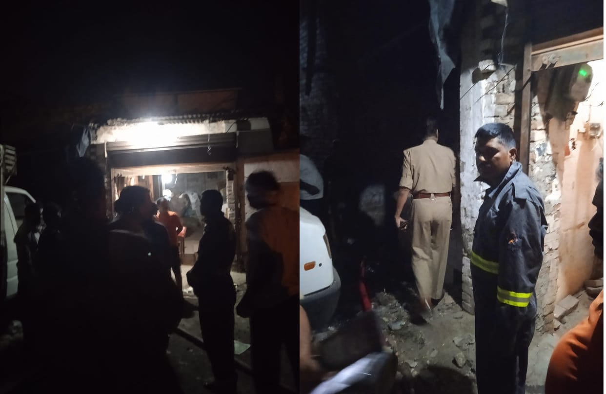 A fire broke out in the restaurant in Kanpur, the fire brigade could barely control it, no casualties