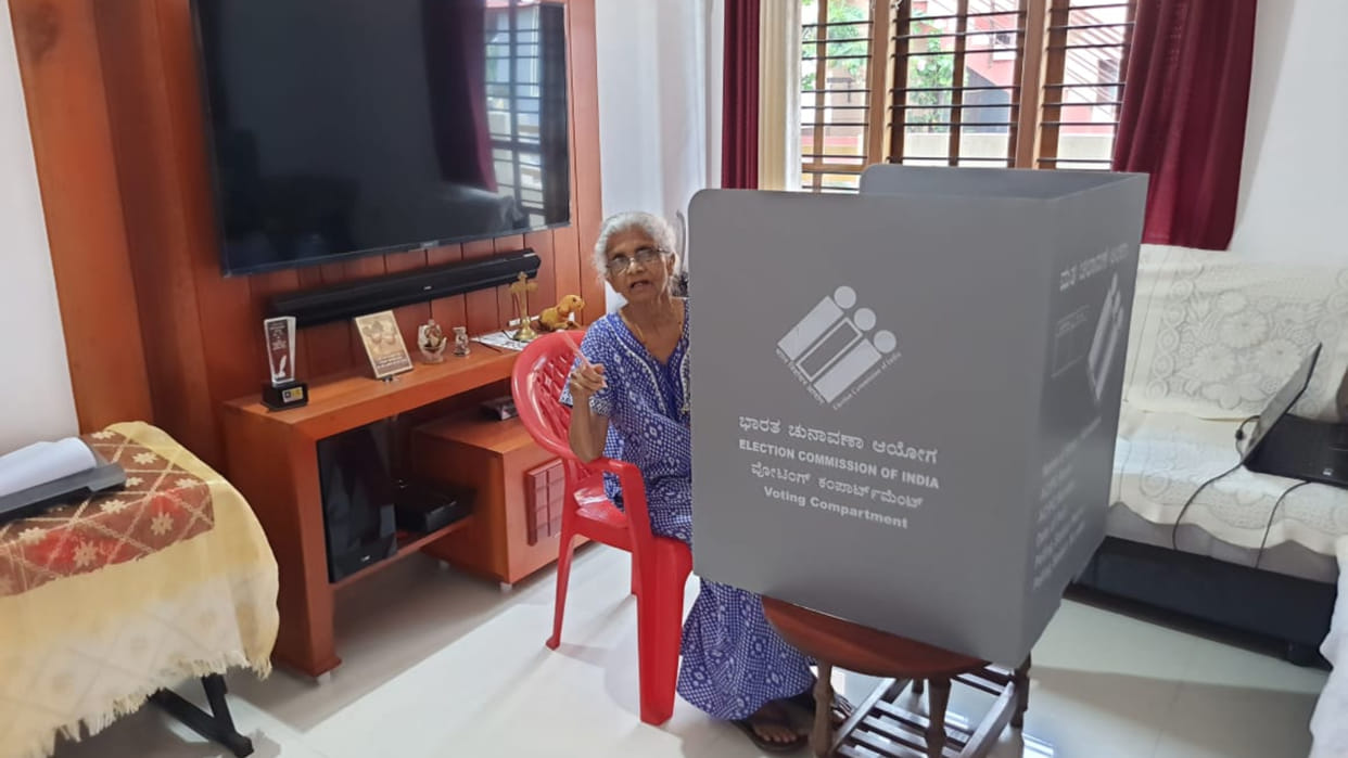 Karnataka: From vote from home to voting with ink worth 24 crore, Why this Karnataka election is special