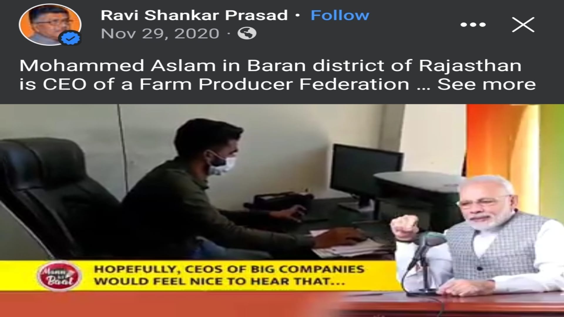 In the 99th episode of Mann Ki Baat, PM Narendra Modi mentioned Rajasthan 14 times.