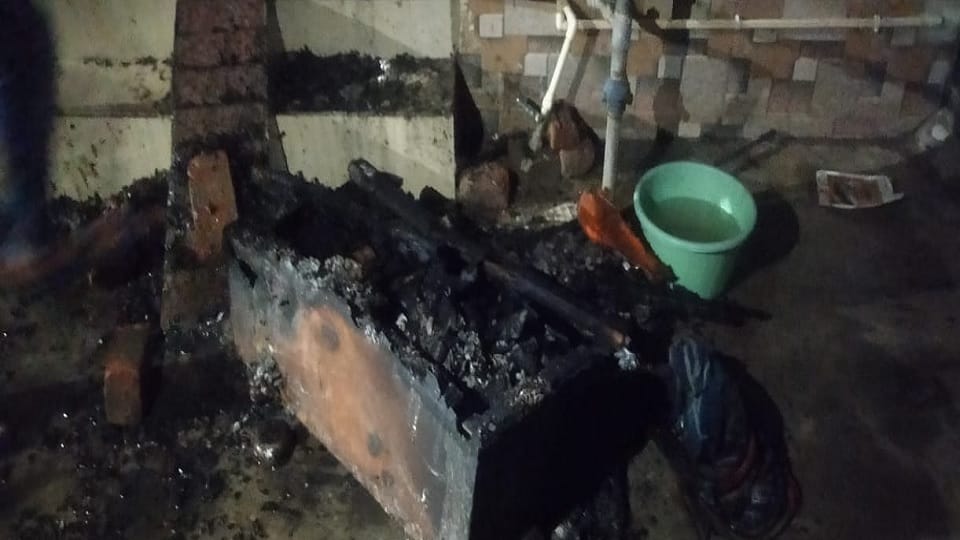 House fire due to short circuit in Hansi of Hisar