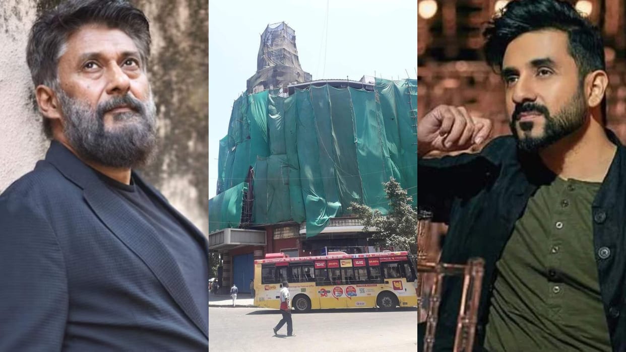 Mumbai Iconic Eros Cinema Torn Down Comedian Vir Das and Vivek Agnihotri get nostalgic
