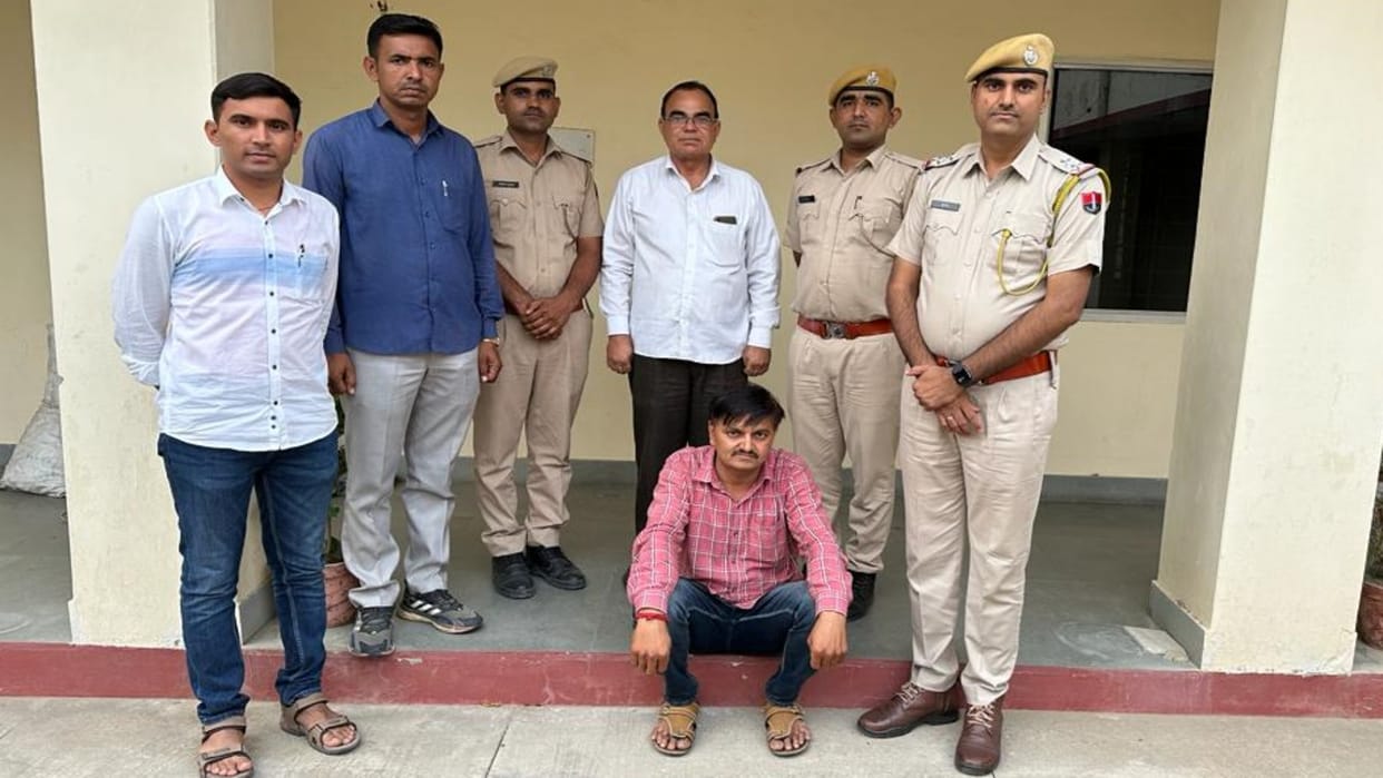 Ghamandaram, accused of raping a minor in Barmer, arrested in Gujarat