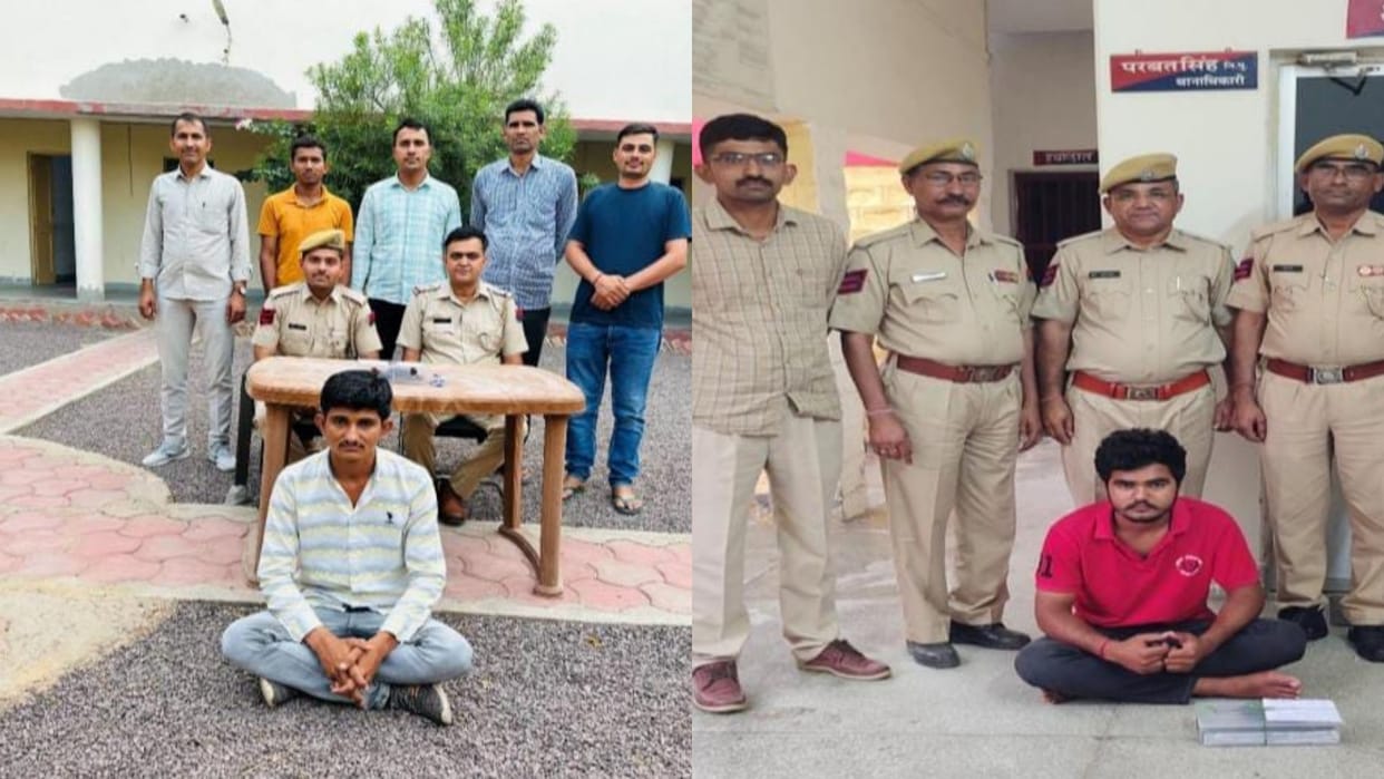 Barmer police arrested two youths with illegal weapons in Operation Vajraghat
