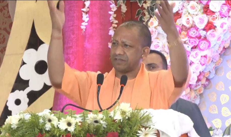 CM Yogi in Varanasi said No mafia can walk with chest stretched, rule of law and order in UP