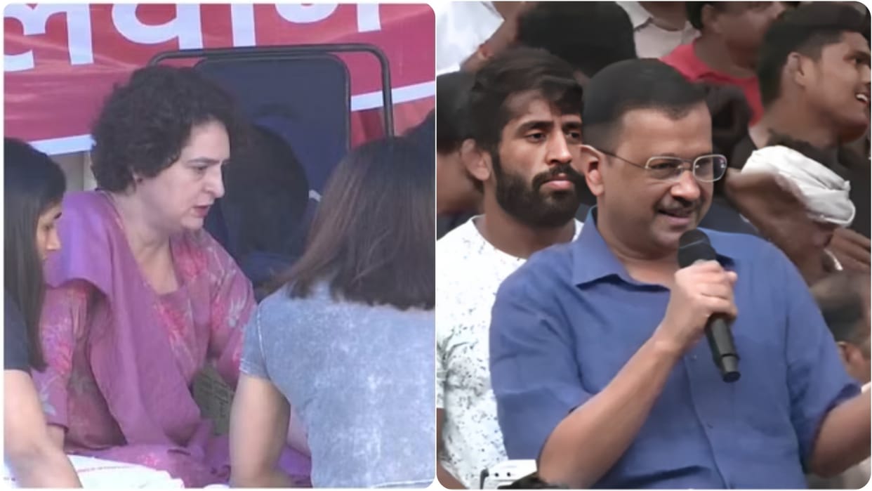 Wrestlers protest LIVE Bajrang Punia Vinesh Phogat Delhi Jantar Mantar Protest WFI Brij Bhushan Sharan Singh