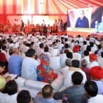 सीएम ने जनता के साथ सुना कार्यक्रम।
