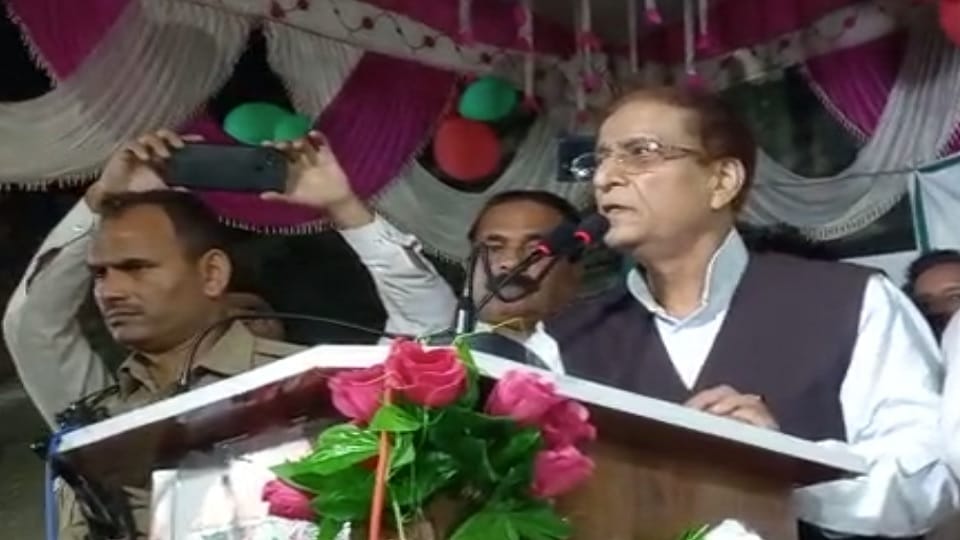 Azam Khan's pain spilled among people
