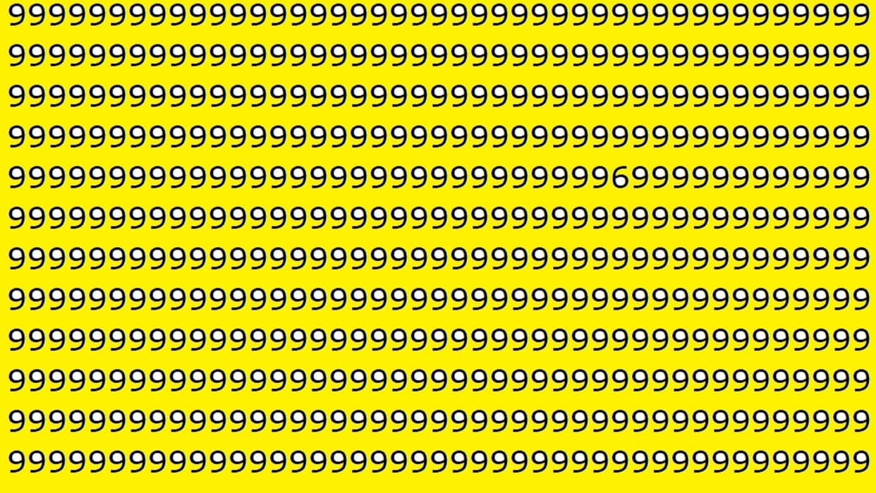 Optical Illusion IQ Test: can you spot 6 number in images within 8 seconds check your brain iq