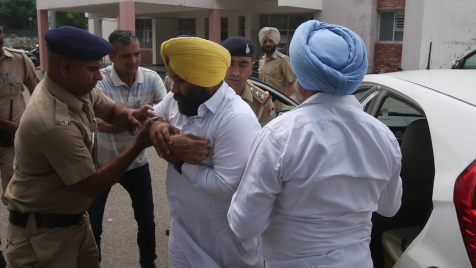 Aam Aadmi Party protest of PM Narendra Modi Mann Ki Baat programme in Chandigarh