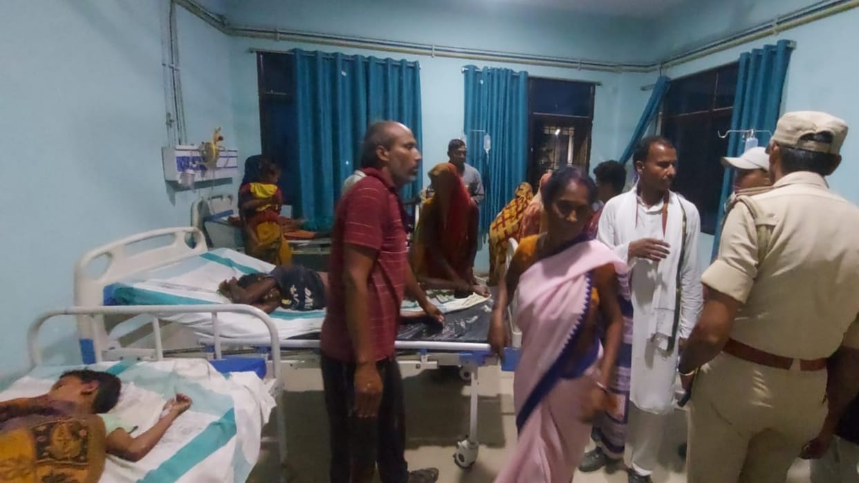 Electric wire fell on the house due to lightning strike in Supaul, eight people of the same family were injure