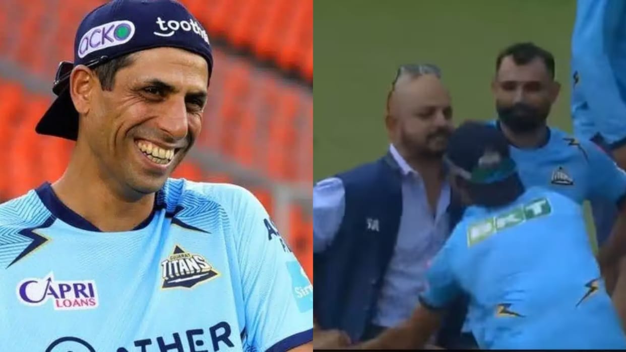 IPL 2023: Murali Kartik Tries To Kick Ashish Nehra, falls on ground, know the reason here | KKR vs GT