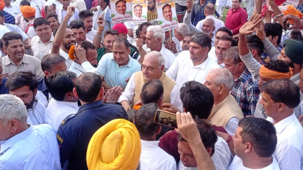 Former CM Bhupinder Singh Hooda reached Kurukshetra, targeted CM Manohar Lal