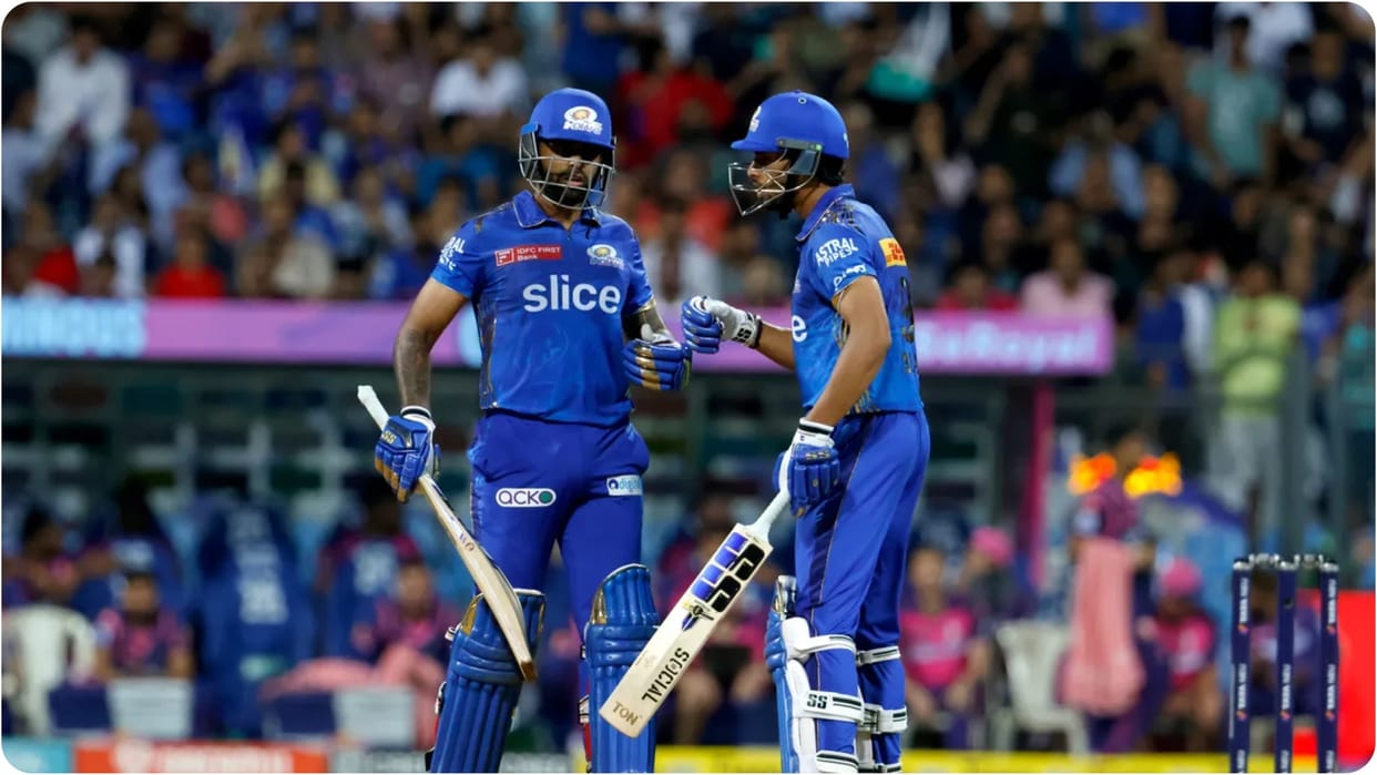 MI vs RR IPL Live Score: Mumbai Indians vs Rajasthan Royals Match Scorecard Updates in Hindi