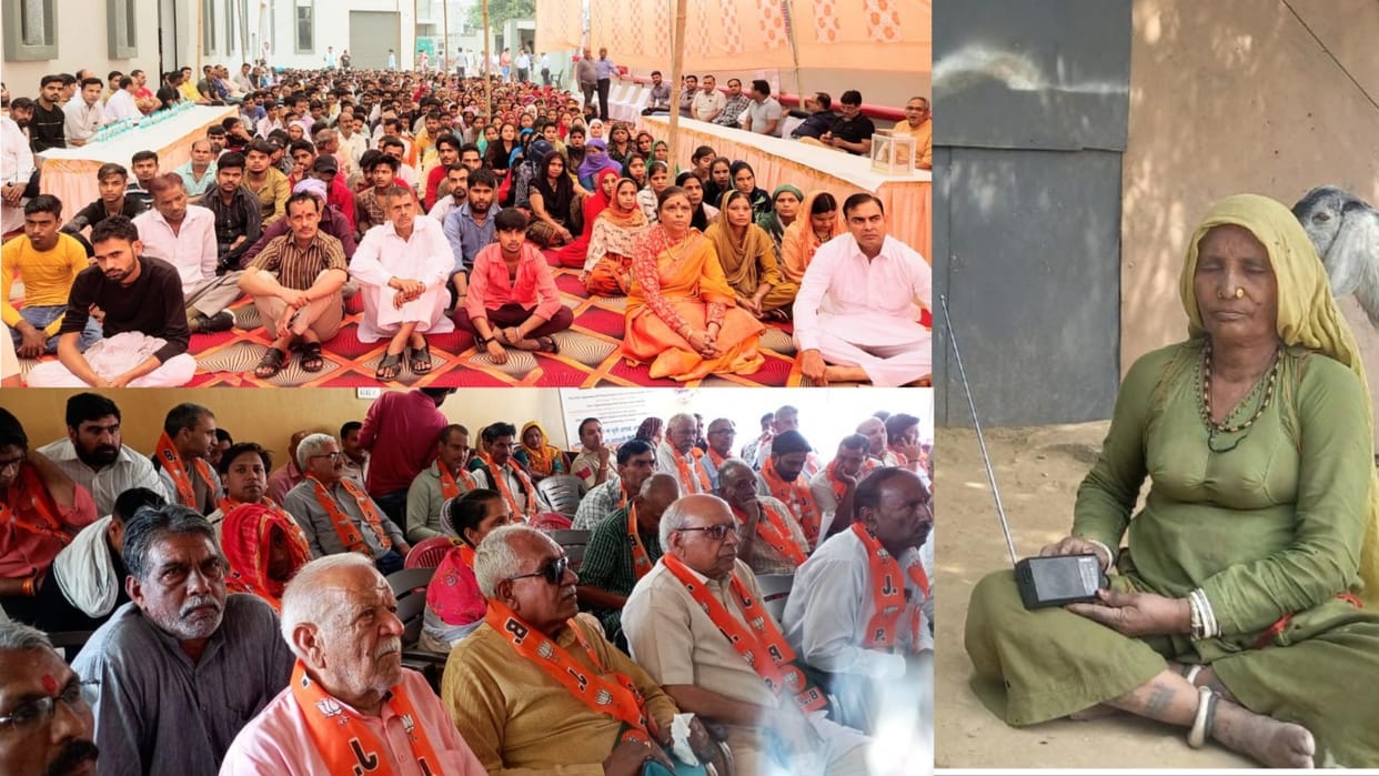 100th episode of Mann Ki Baat program heard at many places in the Haryana