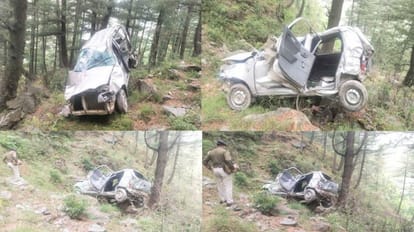 Car fell into a ditch at Rahla in Mandi district, two died