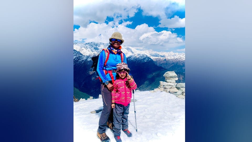 Five-year-old Nanda created a record by conquering the 13,000-foot Chandrashila peak