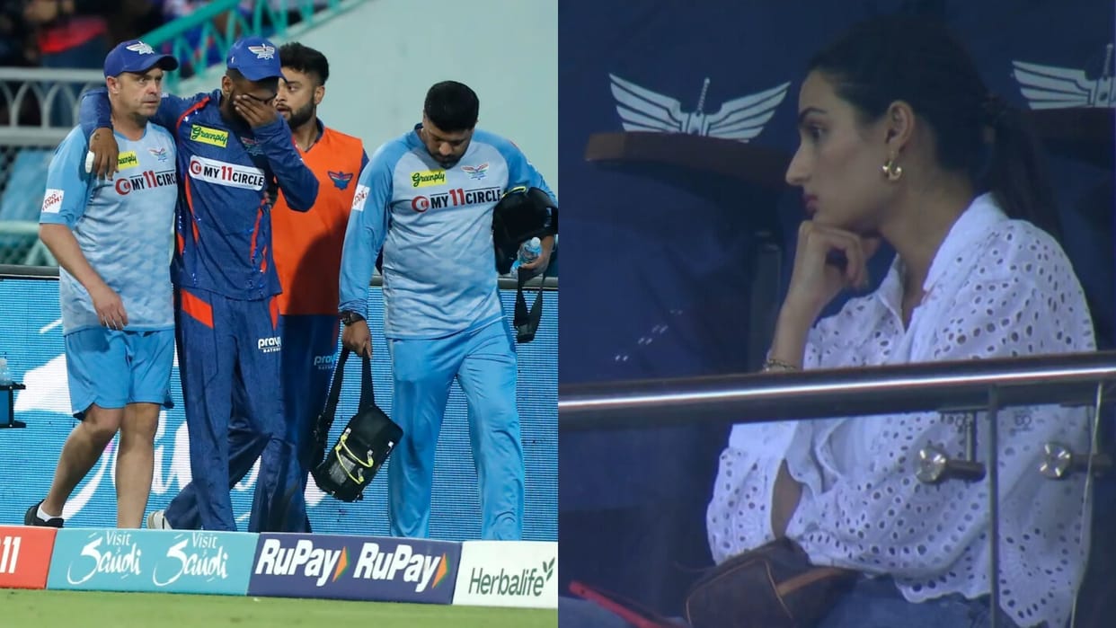 IPL 2023: Lucknow Super Giants captain KL Rahul injured, Wife Athiya Shetty reaction viral | LSG vs RCB