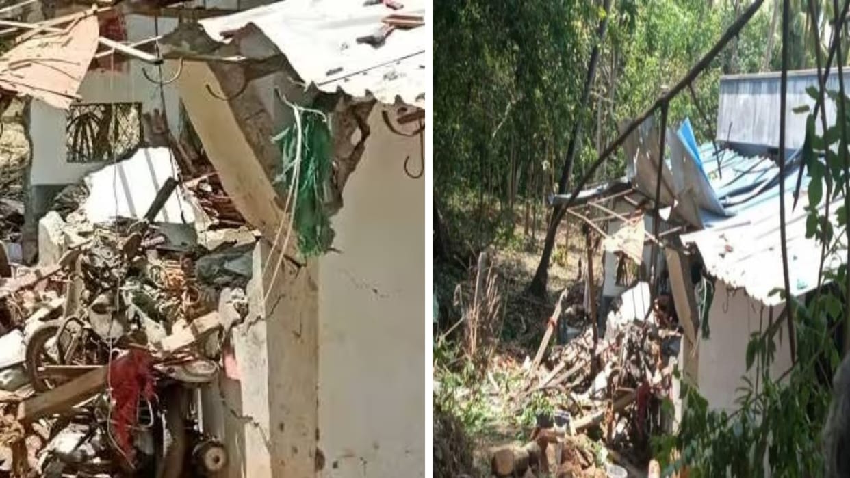 Blast at illegal cracker manufacturing unit in kerala kills one news updates