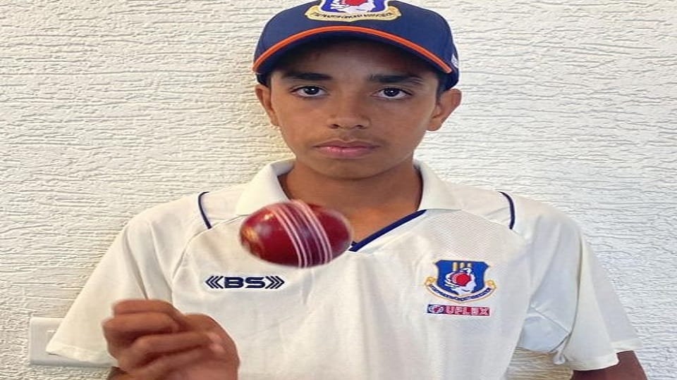 Aligarh Sarthak selected in UP Under 14 cricket team