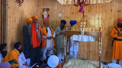 Sikh Gurudwara dedicated to Guru Teg Bahadur thrown open to public after 75 years at LoC Teetwal Kashmir