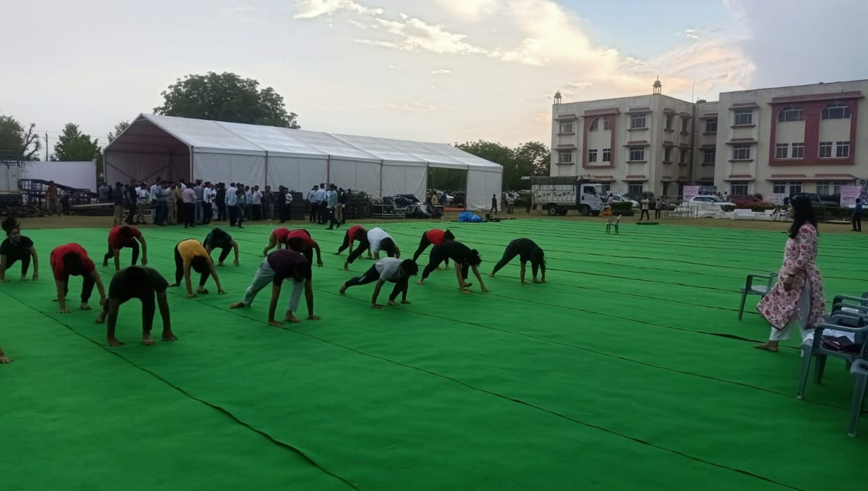 Union Minister Sonowal came to Rajasthan for 50-day Yoga Festival in Jaipur