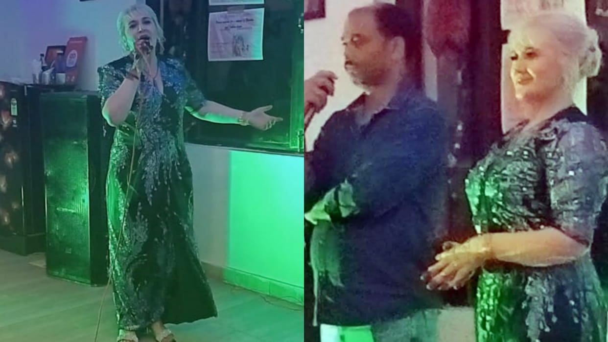Chhatarpur News Italian singer Valentina showed the magic of her voice in the tourist city