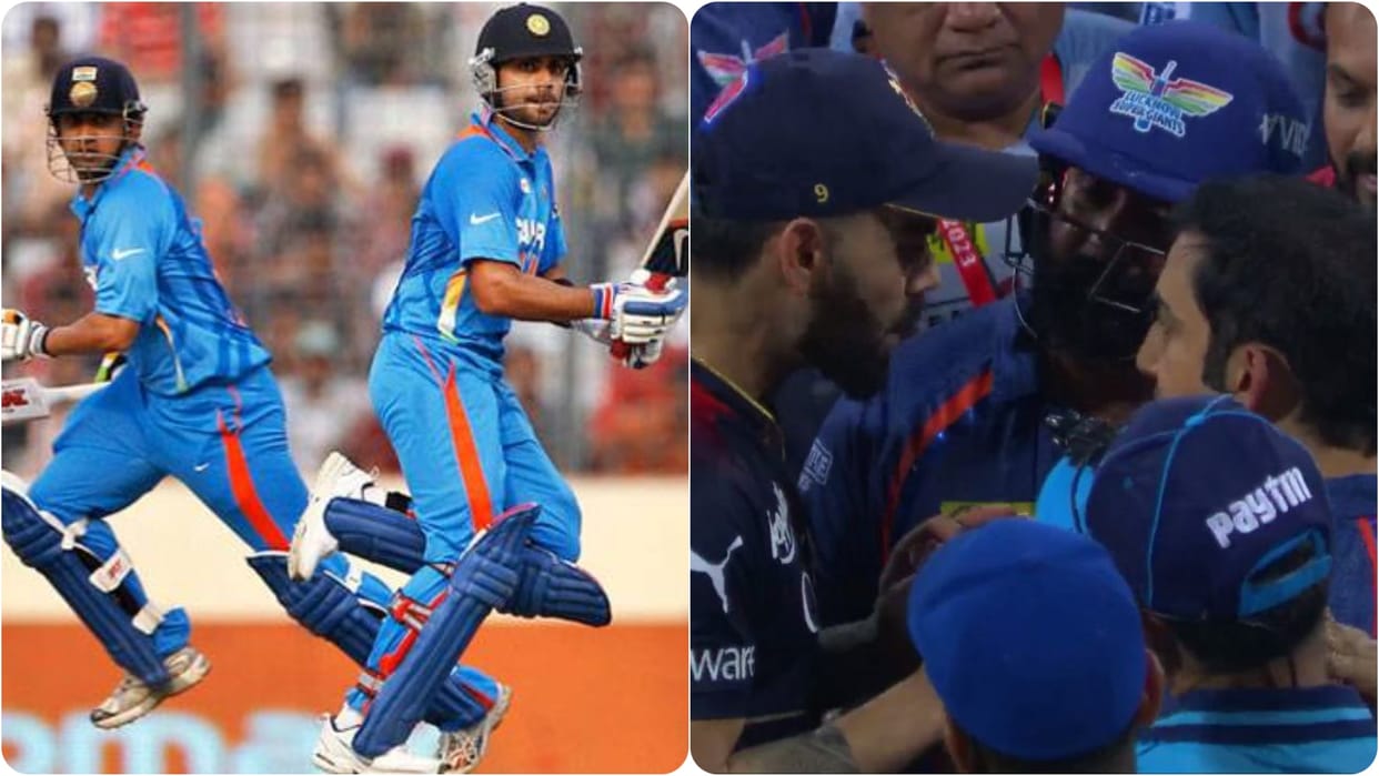 Gautam Gambhir once gave man of the match award to Virat Kohli then in Ipl Made them Rival
