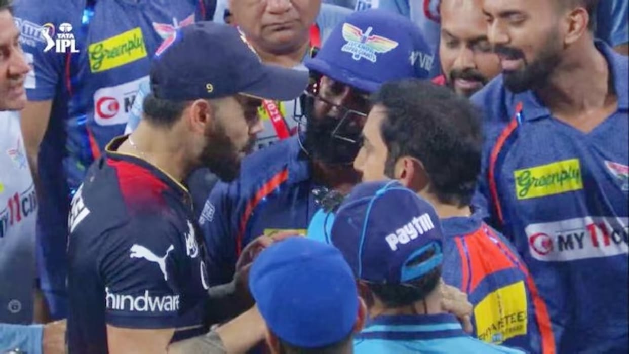 IPL 2023 LSG vs RCB: Gautam Gambhir vs Virat Kohli Fight with Naveen Ul Haq Watch Video