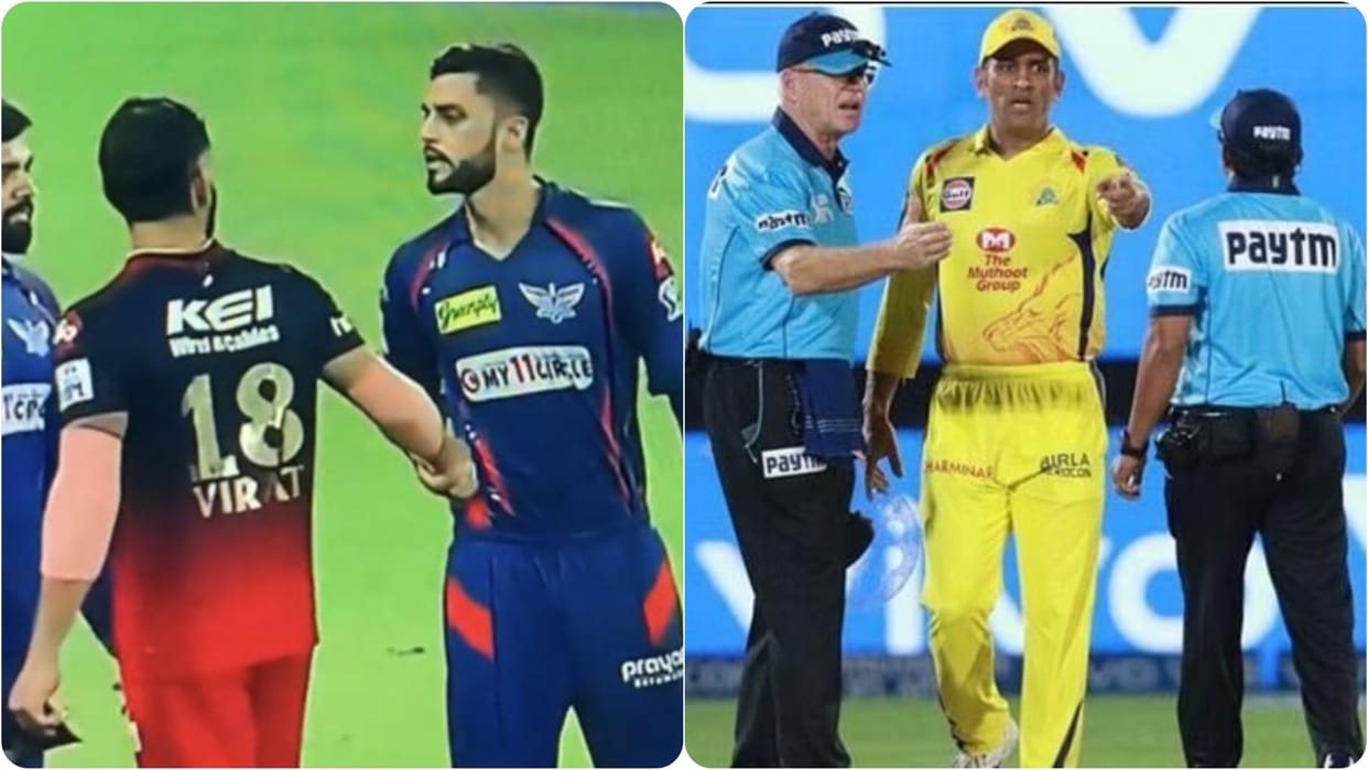 IPL Top Ten controversies Virat kohli gautam gambhir fight to harbhajan singh slapgate