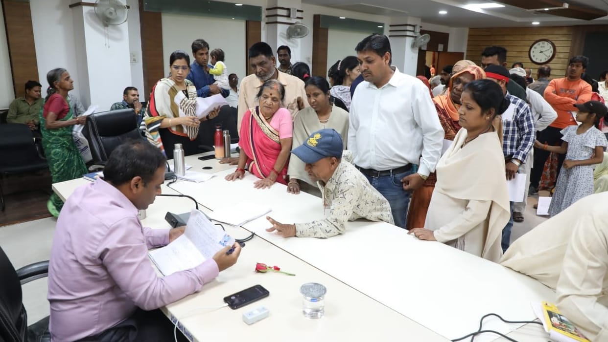 On hearing the problems, the collector immediately provided help